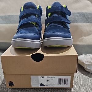 UGG Kids Navy T Rennon II Weather Boots